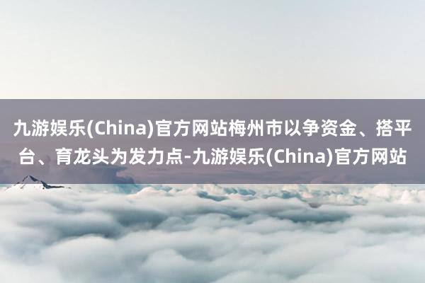 九游娱乐(China)官方网站梅州市以争资金、搭平台、育龙头为发力点-九游娱乐(China)官方网站